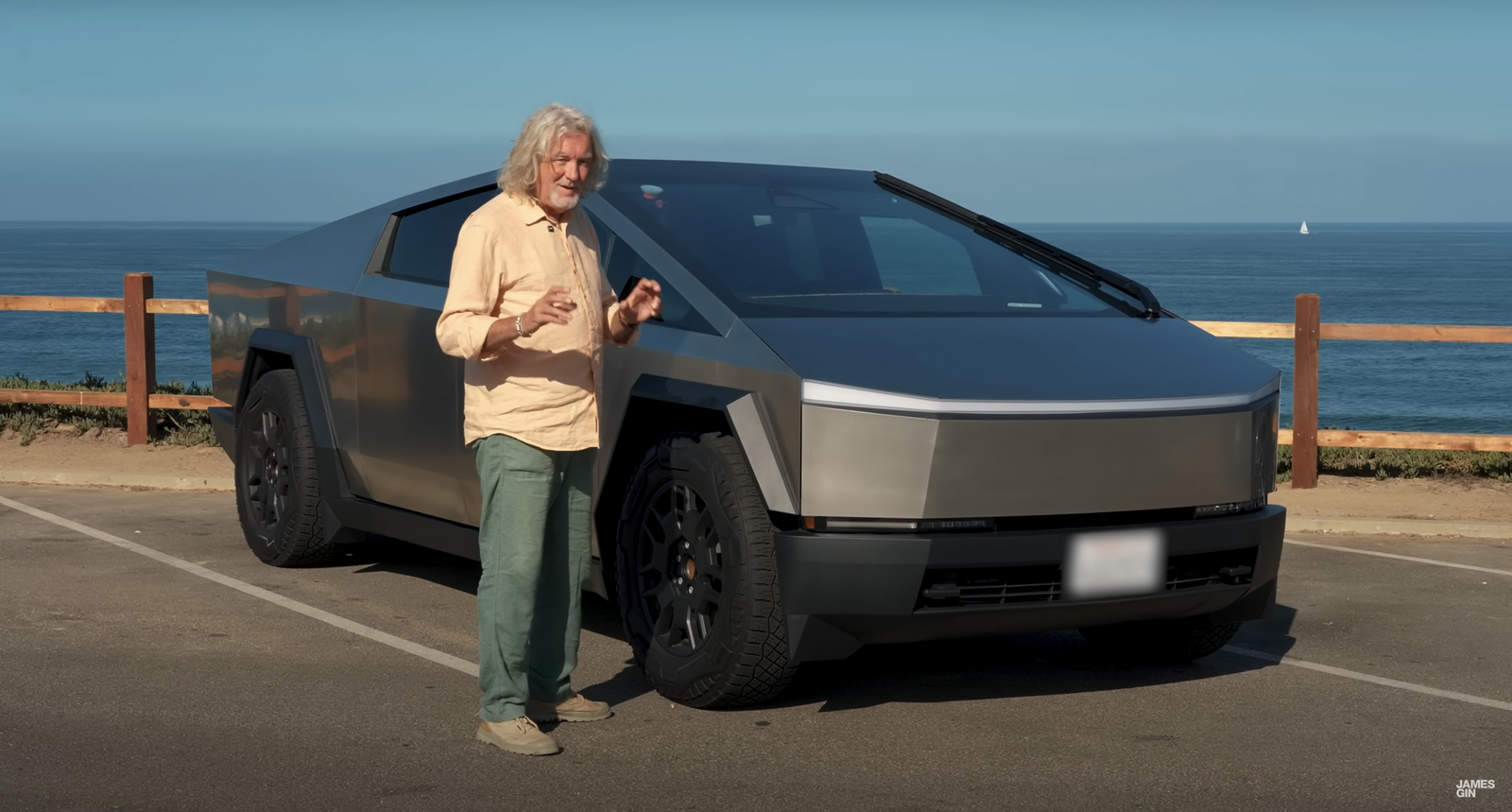 James May reviews the Tesla Cybertruck